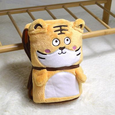 Ceyue År for Tiger Plys Legetøj Klimaanlæg Kort gennem Børns Blanket Car Roll Blanket Air Conditioning Quilt 3