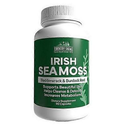 Country Farms Maalaistilat Irish Sea Moss, 90 kapselia (1 kapselin pakkaus)