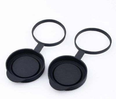 2kpl, suojaavat kumiset objektiivilinssien korkit Binokulaarille, sopii 42 mm: n objektiivilinssille