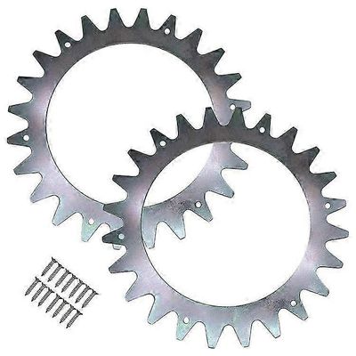 TLPA-01 yhteensopiva Parkside PMRA 20 -Li B2 / PMORDA 20 -Li B2 -robottiruohonleikkurin kanssa 2 kpl liukastumista estävät piikit + 14 kpl itsekier...