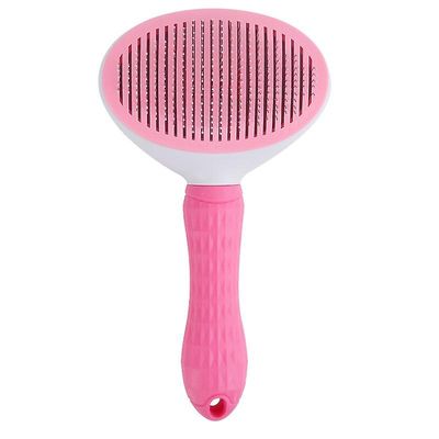 Pet Hair Shedding Comb Hund Cat Brush Grooming Tool Hårfjerning Comb Hår børste Trimmer Kamme til katte Hunde Pink