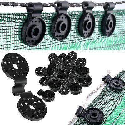 100 stykker skyggeduk Heavy Duty Locking Clips, New Shade Cloth Fixing Plastic Clips 100pcs
