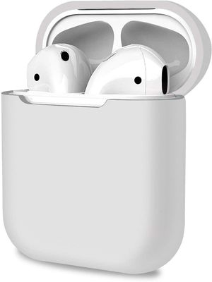 AIR Beskyttelsesdækselbestandigt etui til Apple AirPods 1 2 -Hvid
