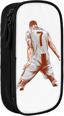 Kerota Ronaldo 7 Cr7 suuren kapasiteetin kynäkotelo Office College Schooliin Suuri säilytystila Suurikapasiteettinen pussipussipidikelaatikko91388...