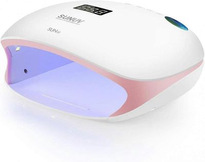 UV-kynsigeelilamppu, 48W UV LED-lamppu nopea kynsienkuivain 4 ajastimella, kynsikuivaimet ja UV-lamput automaattisella anturilla LCD-näyttö kynsila...