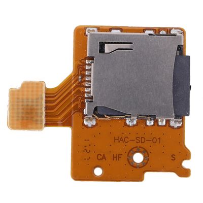 sd Tf-kortspor Socket Board Erstatning For Switch spillkonsollkortleser Slot Socket gul