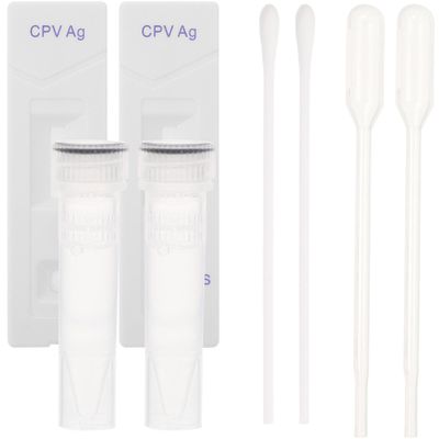 2 sarjaa koiran parvo-antigeenitestikortteja Kotitalouksien nopeat CPV Ag -testiliuskat Koiran testauspaperiliuskat (satunnainen tyyli) Kuten 12.00...