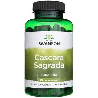 Swanson Cascara Sagrada 450mg kapselit 100