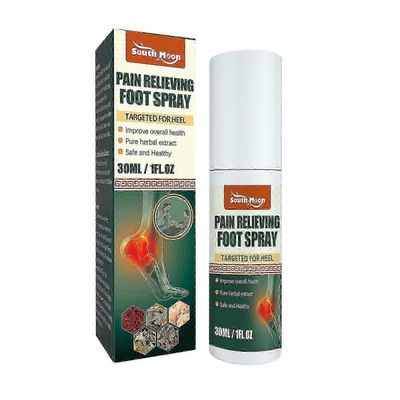 South Moon Heel Pain Spray Sole Bone Spurs Nivelkipu Nivelkipu Pohja Akillesjänne lievittää kipua - 30Ml