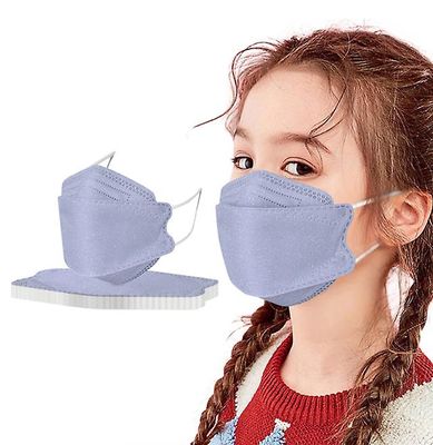 Face Mask 50/100/200pcs Kids Kf94 Ansigtsmaske Fisk Shape Mask 4 Lag Beskyttende Student Engangsmaske Grå B 500pcs