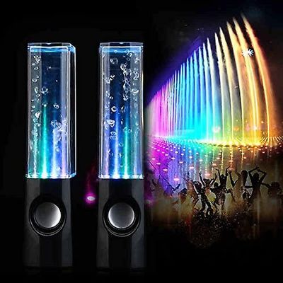 2024,Vesi tanssi kaiuttimet valo Seitsemän Waterdance Speaker Show Water Fountain kaiuttimet LED-kaiuttimet 3.5mm äänipistoke värilliset LED-valot ...