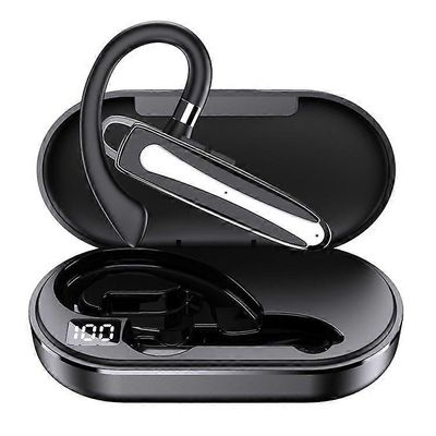 YYK-530-1 yhden korvan Bluetooth-korvakoukkukuulokkeet hienkestävä ajaminen Työskentely Urheilu Langaton puhelu Musiikkikuulokkeet latauskotelolla ...