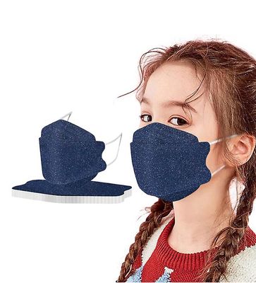 Kiko Ansigtsmasker Kids Kf94 Ansigtsmaske Fisk Shape Mask 4 Lag Beskyttende Student Engangsmaske Blå B 500pcs