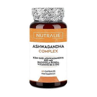 Nutralie Ashwagandha+B6+B12 ahdistuneisuus: 60 kapselia