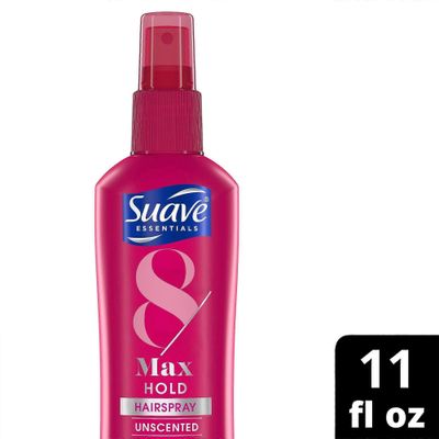 SUAVE Sulava Max pitää hajusteeton Aerosoliton hiuslakka, 11 Oz