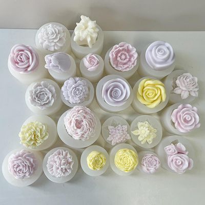 Kukka silikoni kynttilämuotti saippua vaha tehdä aromaterapia sisustus koti ac N