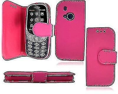 Rion Nokia Nokia 3310 Case Slim Leather Wallet Magnetic Flip Stand Telefon C