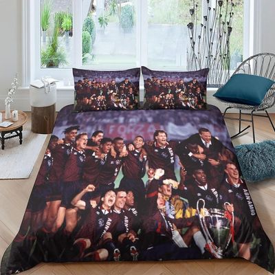 LOUSON Ajax 3D-tulostettu vuodevaatteet tyynyliinalla, pussilakana vetoketjulla, pehmeä mikrokuitupeitto King King220x240cm