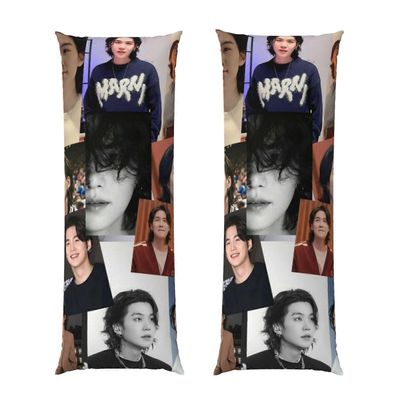 BTS SUGA (27) vartalo tyynyliina BTS SUGA (27) täysikokoinen tyynyliina-ML1305 51x137CM 20x54IN