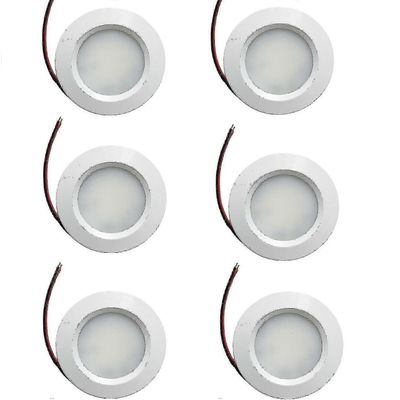 6 x LED 12V kohdevalot himmennettävä asuntovaunuvene upotettu lämmin valkoinen alasvalot - Sfygv 6 kpl