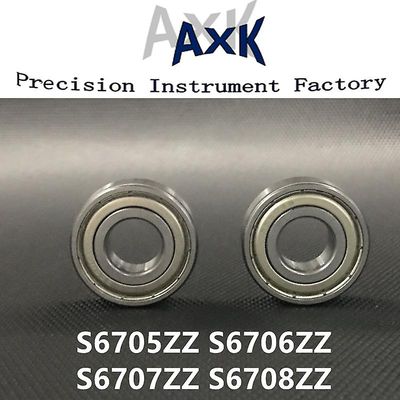 Særtilbud Begrænset 2stk/parti Metal Shielded S6705zz S6706zz S6707zz S6708zz Stålkugle med dyb rille