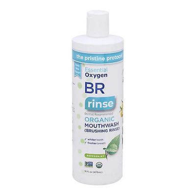 Essential Oxygen Organic Brushing Rinse Piparminttu, 16 Oz (1 kpl pakkaus)