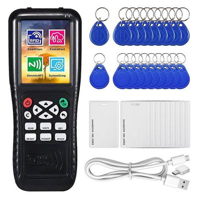 RFID-tunnuksen kopiokoneen dekoodaustoiminto, älykortin avainlaite, RFID NFC -kopiokoneen tunnuslukulaite, poltin, T557, 125 kHz:n H-henkilökortti ...