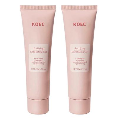 Puhdistava kuorintageeli Entsyymejä Syväpuhdistava kasvokuorintageeli Poistaa likaa ja öljyä, Hellävarainen päivittäinen kasvojenpuhdistusaine kaik...