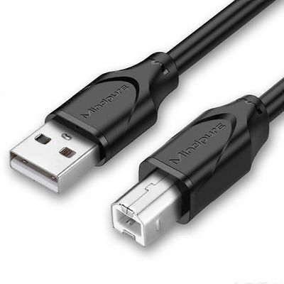 8m USB2.0 uros neliö USB Type-B urostulostinkaapeli Tietokoneen tulostusliitäntäjohto