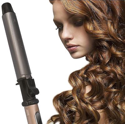 Coosilo Professionel roterende krøllejern Nano Titanium Curler med digital lcd 25mm
