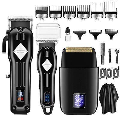 INF Professional Hair Clipper partatrimmerisetti Musta