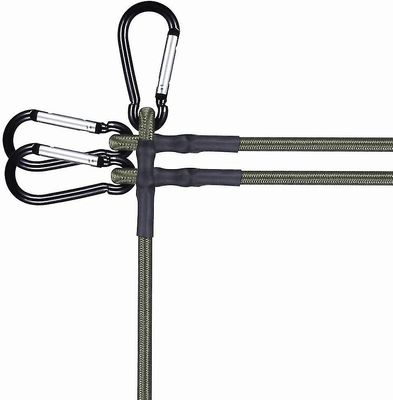 40" bungee snor med karabinhage Olive Drab 3stk