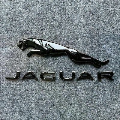 3D METAL Auton etuhuppu Emblem Takatavaratilan merkkitarra Takatavaratilan koristelu Sopii Jaguar XE XF XJ F-Pace F-Type X-Type S-Type musta