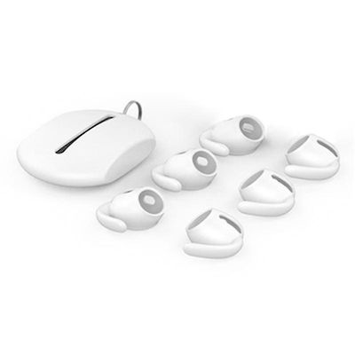 3 par myke ørepropper i silikon Deksel Kompatible Apple Airpods 3 (hvit)