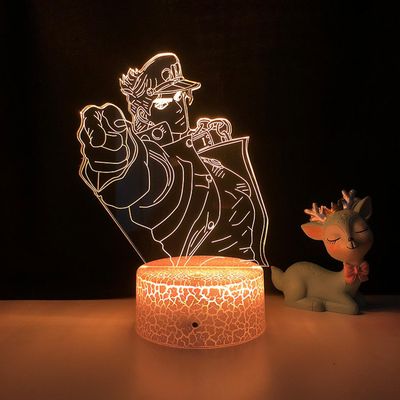 Jusch 3D Illusion Lampe Anime JoJo's Bizarre Adventure Ni