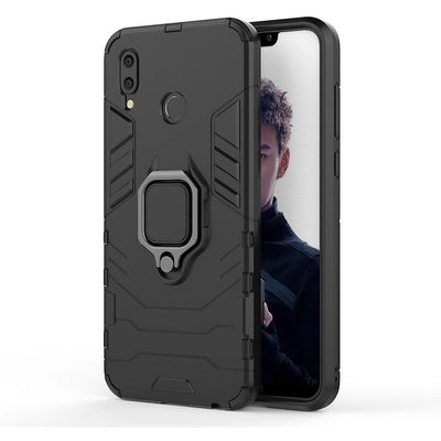 PC + Tpu -kotelo Huawei Honor Play -peliin Musta