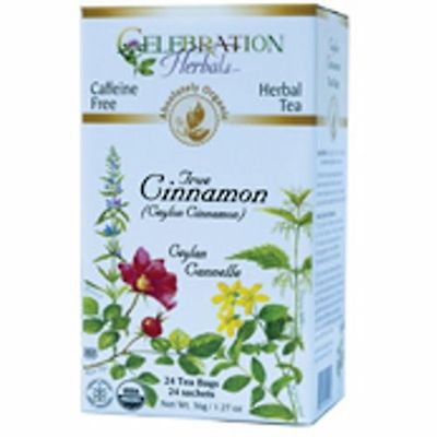 Celebration Herbals Ekologiskt äkta kanelte, 24 påsar (Förpackning med 1)