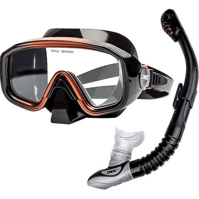 Boeyaa Hd Dykning Maske1pc-orange Og Sort