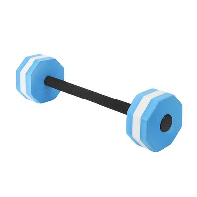 Vann Aerobic Eva Vann Skum Flytende Dumbbell Automatisk Float Aquatic Barbell For Vann Yoga Fitness Og Pool Exercise (57cm Long Diamond Shape) Blå