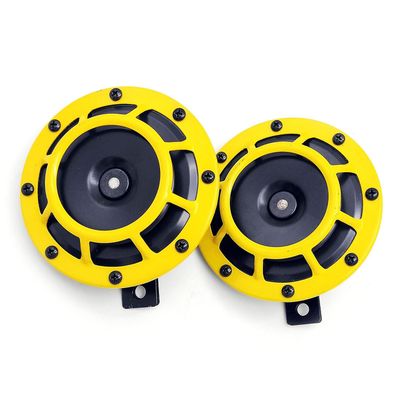 2Pcs 125mm 12V Electric Car Horn Super Loud High Tone / Low Tone Twin Horn Kit med beskyttende grill f