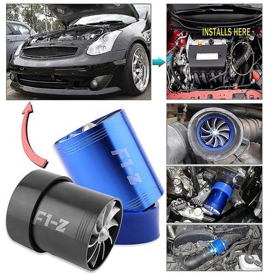 Ny Super Charger Dobbelt Turbonator Luftindtag Brændstof Saver Turbo Charger Fan