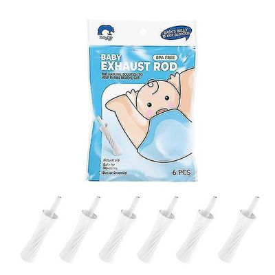 Vauvanhoitotarvikkeet Vatsa koliikkien helpotus turvalaite Bpa free soft exhaust stick infant anti flatulence