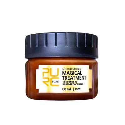 Kankanwo magisk hårmaske gjenopprette mykt hår for alle hårtyper keratin hår Hvit One Size
