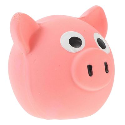 Sian pään muotoinen lelu koirille esineisiin Vaaleanpunainen 6.30X6.00X6.00CM