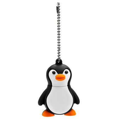 16GB nyhet søt baby penguin usb 2.0 flash drive data minnepinne enhet - svart og hvitt svart hvit