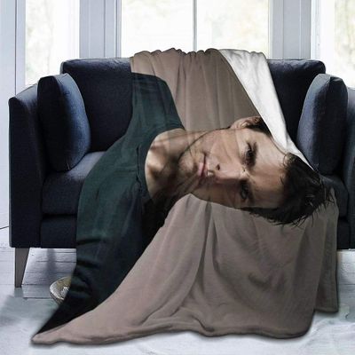 Tom Cruise Ultra-Soft Micro Fleece Blanket Mykt og varmt digitalt trykt teppe Flanell Kasteteppe for barn / voksne 80x60in 200x150cm
