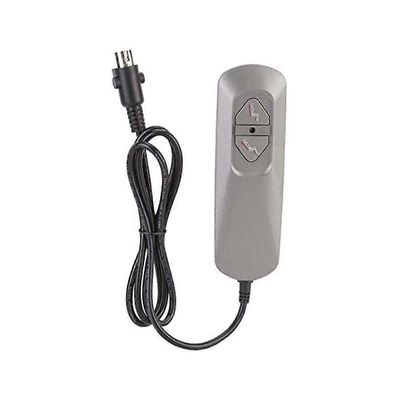 Sähköinen lepotuoliohjain kaksoispainike, tuolihissi/sähköinen sohva manuaalinen ohjain, sohva reclin Harmaa