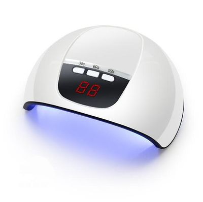 Moye spiker tørketrommel lampe, 18 ledet / uv lampe for negler hvit