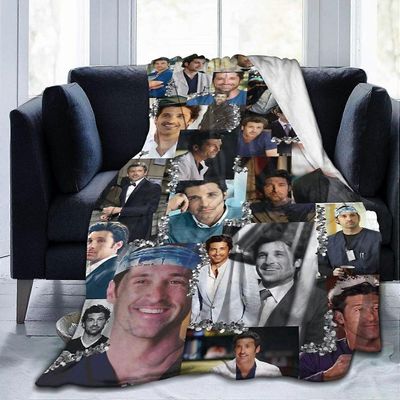 Kerota Harmaat-anatomia Derek Shepherd Ultra Soft Micro Fleece Blanket ilmastointilaite Huopa kaikkina vuodenaikoina Kevyet peitot Sänky, Sohva,Tuo...