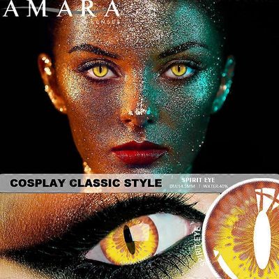 Redkid Halloween-värilliset piilolinssit silmille Sasuke-sarja Cosplay-oppilaat Meikki Värilliset piilolinssit Silmien kauneus HENKI-SILMÄ